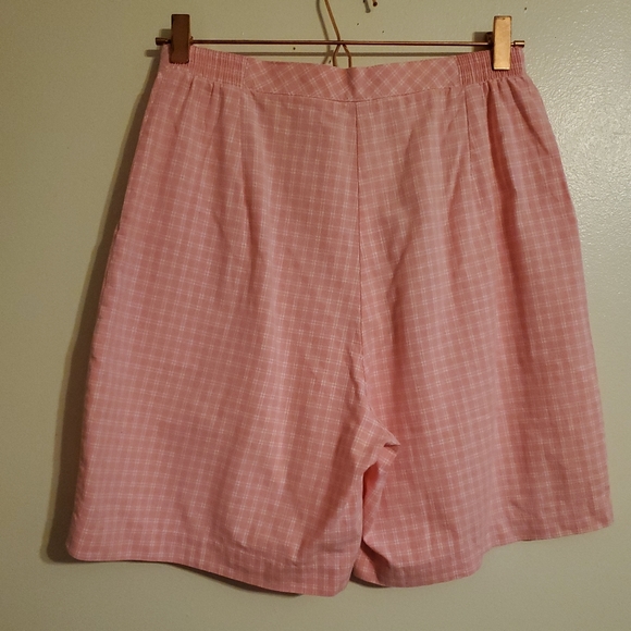 🏵Vintage | Pink Gingham Shorts - Picture 6 of 6